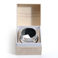 Boîte Cadeau de Luxe en Carton avec Impression de Logo Personnalisé, Emballage Cosmétique à Rabat, Matériaux Recyclés Premium, Insert pour Crème Visage, Gaufrage