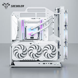 Socooler Computer Rack <span class=keywords><strong>PC</strong></span> Case Nouveau modèle RTX 4060 Ti GPU Aerospace Metal Gaming Tower Full Tower Open-Package Design en Stock - Product Image 4