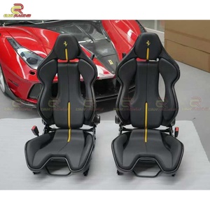 Siège de course en fibre de carbone sèche version piste pour Ferrari SF90 296 GTB, sièges sport, accessoires automobiles, siège baquet personnalisé pour intérieur - Product Image 6
