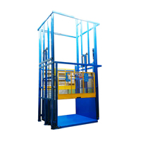 Elevador de Carga Industrial de 10 m y 10 t, Elevador Hidráulico de Mercancías, Plataforma Elevadora Vertical para Almacén
