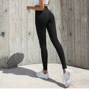 Leggings Deportivos Transpirables para Mujer, Talla 3XL Plus, con Franjas Laterales, Bolsillos de Malla, 7 Pulgadas, para Yoga, Personalizables OEM - Product Image 3