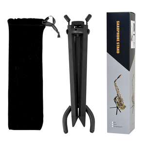 SLADE usine nouveau Design noir en alliage d'aluminium Support Triangle <span class=keywords><strong>Saxophone</strong></span> ténor Support avec sac - Product Image 2