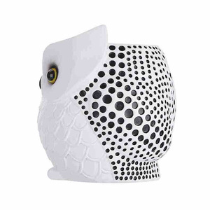 Simpatico portapenne a forma <span class=keywords><strong>di</strong></span> gufo da 4,7 pollici, portapenne in resina, decorazione per ufficio, regali per amici e bambini - Product Image 2