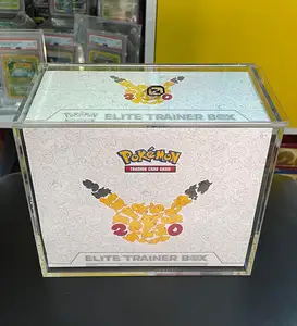 Caja de entrenamiento Elite de acrílico ETB UPC BB Yugioh pantalla para Pokemon MTG TCG Ultra Premium Colección Caja de refuerzo japonesa