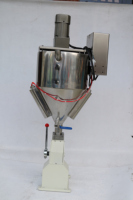 Machine de remplissage semi-automatique monophasée haut de gamme et durable avec système de chauffage et d'agitation intégré pour liquides chimiques visqueux