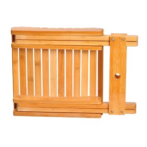 Space Saving Bamboo <strong>Fold</strong> Bench Spa Bath <strong>Shower</strong> Bamboo <strong>Stool</strong> - Product Image 5