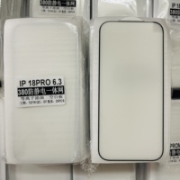 Protection d'écran en verre trempé Full Glue HD 9H pour iPhone 18Pro Max, couverture complète, anti-empreintes digitales, anti-explosion