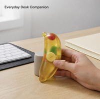 Jouet anti-stress en forme de banane en TPR/PU, à presser, à rebond lent, pour la décompression, autre technique, cadeau du Zhejiang