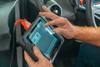 Camión hogar vehículo prueba equipo conexión cable OBD vivienda