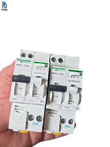 Interruptor Diferencial Residual C40 RCBO 1P Tipo C 40A, Interruptor de Circuito Usado, Dispositivo de Protección Contra Sobrecarga y Fugas - Product Image 1