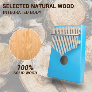Taomi mijia — Piano à doigts de 17 touches en bois massif, panneau simple, <span class=keywords><strong>Kalimba</strong></span>, tons C - Product Image 2