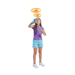 Nouveauté en plein air enfants Sport jouet soucoupe enfants en plastique filature volant disque lanceur jouet - Product Image 1