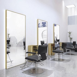Miroir de salon LED mural, grand miroir de coiffure professionnel avec éclairage LED pour salon de beauté, salon de coiffure - Product Image 6