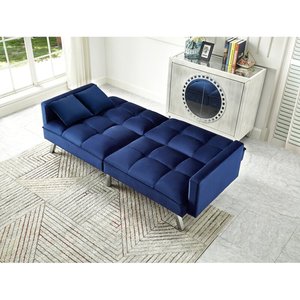 Modern Style Fabric Foldable Sofa Bed <strong>Small</strong> Room Sofa Set <strong>Double</strong> Seat <strong>High</strong> Quality Multicolor Design for Apartment Living Room - Product Image 3