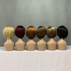 Pixie Cut Straight 12A Grade 13*4 Frontal <b>Lace</b> <b>Hair</b> <b>Wig</b> 8 Inches Adjustable Size to Fit All Head Circumferences - Product Image 5
