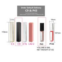Gloss à lèvres LED personnalisé avec logo, tubes miroir, végétalien, sans cruauté, non collant, fini mat ou scintillant, marque privée