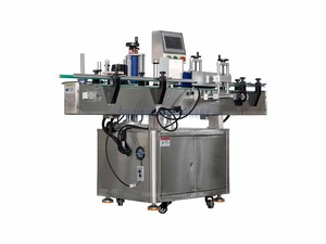 Machine à étiquettes robuste de bouteille ronde avec le transport antidérapage pour la manipulation stable de bouteille - Product Image 3