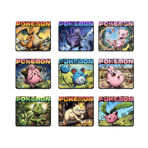 Nouvel aimant de réfrigérateur 3D en relief <span class=keywords><strong>Pokémon</strong></span> de haute qualité YQ, 151 aimants acryliques <span class=keywords><strong>Pokémon</strong></span>, boîte mystère, jouets populaires pour la diffusion en direct, cadeau - Product Image 3