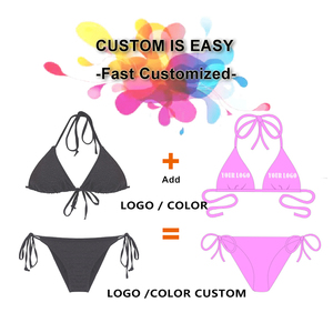 Costume da Bagno Bikini Push-up Sexy Plus Size OEM&ODM per Donna - Abbigliamento da Spiaggia - Product Image 3