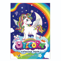 Libro para Colorear de Dibujos Animados de 60 Páginas para Niños, Encuadernación Perfecta, Tapa Dura, Hecho con Cartón Dúplex Recubierto de Alta Calidad, Papel Kraft Offset