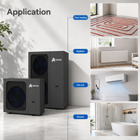 Pompe à chaleur air-eau WIFI pour chauffage et refroidissement, fabricant de pompes à chaleur mini DC Inverter R32, chauffe-eau pour piscine