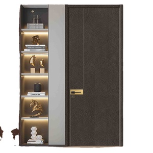 Thiết Kế Hiện Đại Chất Lượng Cao Composite Gỗ Nhập Cửa PVC Melamine <span class=keywords><strong>MDF</strong></span> Nhà Máy Sản Xuất Phía Trước Nhập Với Cao Thiết Kế Nội Thất - Product Image 6