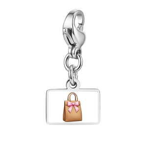 Colgante <span class=keywords><strong>de</strong></span> acero inoxidable con diseño exquisito y dulce <span class=keywords><strong>de</strong></span> cuerno <span class=keywords><strong>de</strong></span> toro, panecillo, zapatos <span class=keywords><strong>de</strong></span> hielo y té <span class=keywords><strong>de</strong></span> la tarde, para pulsera modular DIY - Product Image 2