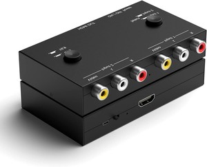 2 <span class=keywords><strong>RCA</strong></span> Để HDMI 1080P 2 Cách <span class=keywords><strong>RCA</strong></span> Composite Cvbs AV Chuyển Sang HDMI Video Âm Thanh Chuyển Đổi Adapter Hỗ Trợ 4:3/16:9 Cho PC Máy Tính Xách Tay - Product Image 2