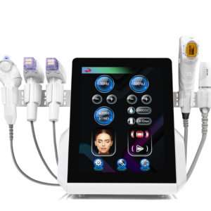 Portable 4-in-1 Hifu Machine Single Point Ice Vmax Crystallite Depth 8 Ice Hammer Facial Lifting Improve Enlarged Pores - Product Image 1