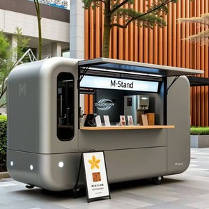 Professional Mobile Food Cart For Hotdogs Chips And Coffee - Product Image 1
