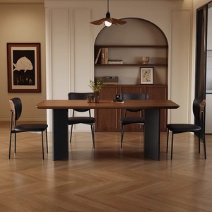 직사각형 의자가있는 현대 이탈리아 고급 식탁 중세 스타일 고급 호텔 홈 레스토랑 가구 - Product Image 2