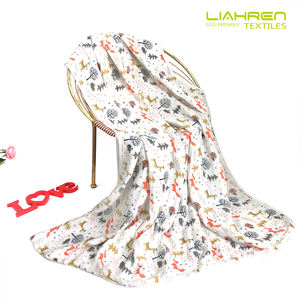 Ayers-paño de lavado de bambú uslin, tamaño grande de 47x47 pulgadas, 4 Uds. - Product Image 4