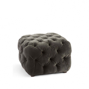 Reposapiés <span class=keywords><strong>de</strong></span> Terciopelo Nórdico Moderno y Lujoso con Botones Decorativos <span class=keywords><strong>para</strong></span> Dormitorio y Sala <span class=keywords><strong>de</strong></span> Estar - Product Image 4