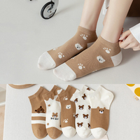 Menawan grosir musim semi musim panas produk baru kaus kaki wanita katun Korea imut modis wanita kaus kaki perahu untuk wanita