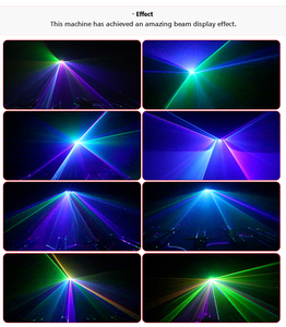 RGB Dmx512ก้อนเลเซอร์หกรู LED เลเซอร์ดิสโก้สำหรับไนท์คลับปาร์ตี้โคมไฟเวที - Product Image 5