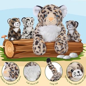 MorisMos Unisex 18in Cheetah llavero <span class=keywords><strong>a</strong></span> <span class=keywords><strong>granel</strong></span> realista leopardo algodón juguetes <span class=keywords><strong>de</strong></span> peluche suave PP perfecto regalo <span class=keywords><strong>de</strong></span> cumpleaños niños niñas fiestas - Product Image 2