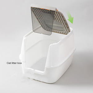 Caja de Arena para Gatos Extra Grande de PP, Bandeja de Arena Cerrada, Suministros para Mascotas, Venta al por Mayor - Product Image 5