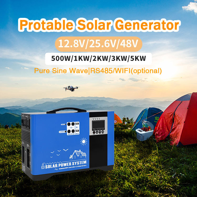 Anern 5000 Watt Portable Solar Power Generator for Home · image 2