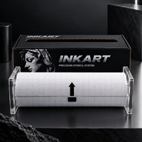 Rouleau de papier transfert thermique A4 pour tatouage, feuilles de pochoirs faciles à appliquer, durable plus de 20 jours, pour imprimante jet d'encre, copieur, art corporel, Inkart 30m