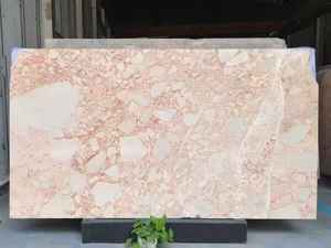 Personnalisé Moderne Marbre Poli Dalle Vitré<span class=keywords><strong>e</strong></span> Mur Sol Dalle De Marbre Naturel Dalle De Marbre Rose - Product Image 3