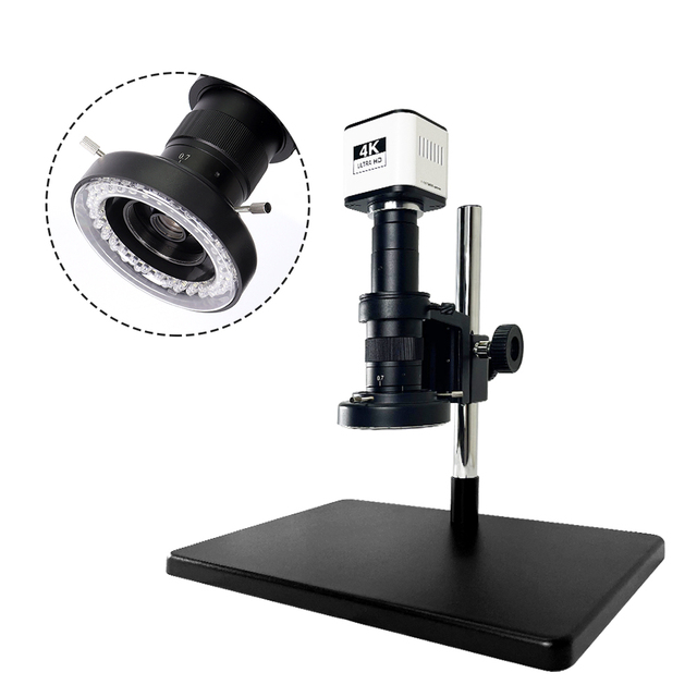 SANQTID Professional Digital Microscope Ring Light 4K Portable Flexible LED