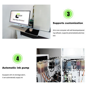 Macchina da Stampa Digitale Chicai Completamente Automatica a Passaggio Singolo con Inchiostro a Base d'Acqua, Stampa su Tre Lati in un Solo Passaggio per Imballaggi in Cartone e Scatole per Uova - Product Image 4