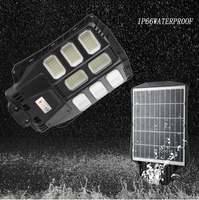 Farola solar de 1000W para exteriores, resistente al agua, todo en uno, cuerpo de soporte de luces de calle y función de inducción óptica