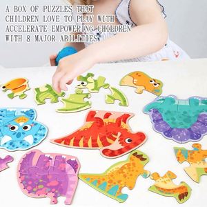 CPC CE Boys Girls 6 Packs Cartoon Animals Shaped Paper Jigsaw <b>Puzzles</b> for Toddlers Ages 1-3 - Product Image 2