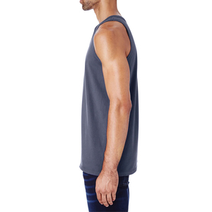 Custom Mens Tank Tops Soft Cotton Sleeveless T-Shirts Breathable Quick Dry Plain Solid Color Gym Wear for Fitness <b>Running</b> - Product Image 4