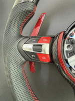 Couture personnalisée F10 F11 F20 F21 F22 F30 F31 F32 F36 F30 F10 Affichage LED Effectuer le volant en fibre de carbone Led pour bmw