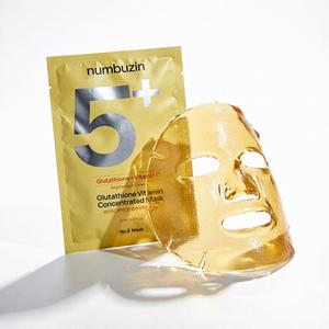 Masque concentré Numbuzin No.5+ Glutathione Vitamine C 27ml Éclaircissant pour tous types de peau - Product Image 1