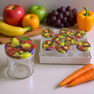 Pot à visser de 230 ml avec couvercle de 66 mm, récipient de stockage pour fruits et légumes - Product Image 3