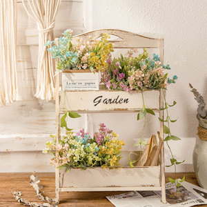 CallaFloral Ramo de Flores Artificiales de Plástico, Rosas Blancas y Rojas, Decoración para Bodas, Plantas Verdes, Estilo Ins Transfronterizo - Product Image 1