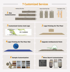 Gris Piso Flotante <span class=keywords><strong>Pvc</strong></span> Clip Lvp Lvt Effet Bois Vinyle Intérieur <span class=keywords><strong>Pvc</strong></span> Plancher Cliquez Bois Design - Product Image 6